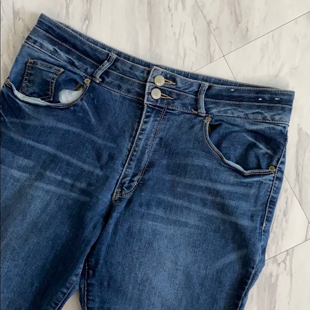 High Waist Medium Wash Skinny Jean - Picture 2 of 3